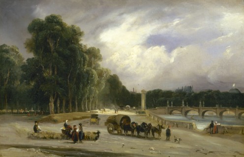 Cours-la-Reine, around 1828, c1828.