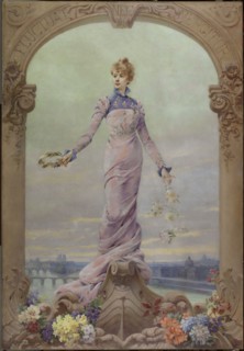 Allegory of the city of Paris, 1901.