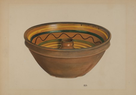 Economite Bowl or Cake Mold, c. 1937.