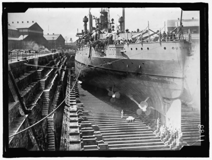 U.S.S. Utah, between 1909 and 1914. Creator: Harris & Ewing.