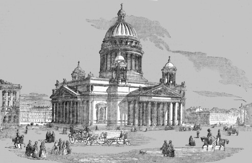 'Church of St Isaac, St Petersburg', 1854. Creator: Unknown.