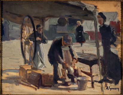 Knife grinder in Passy, 1890.