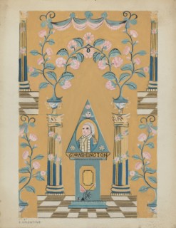 Wall Paper and Border, c. 1936.