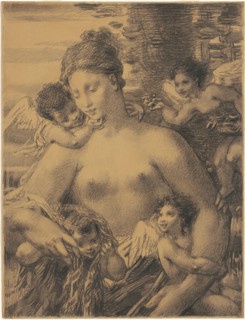 Nude with Cherubim, 1860s-1870s.