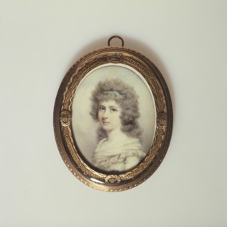 Portrait of a young woman, c1800.