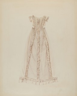 Infant's Dress (Back View), c. 1938.