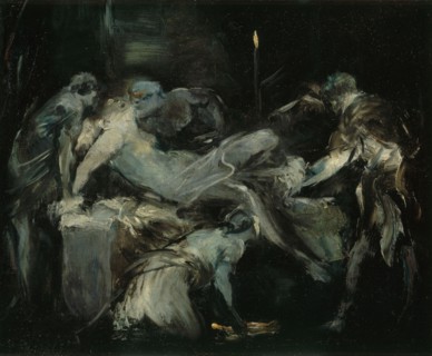 Scène d'accouchement, c.1870.