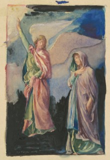 Study for "Faith" and "Hope", c. 1890.