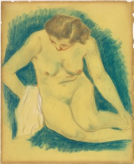 Seated Nude Seen from Above, 1888/1889.