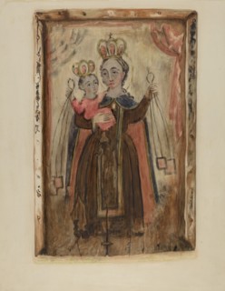 Retablo (Our Lady of Carmel), 1935/1942.