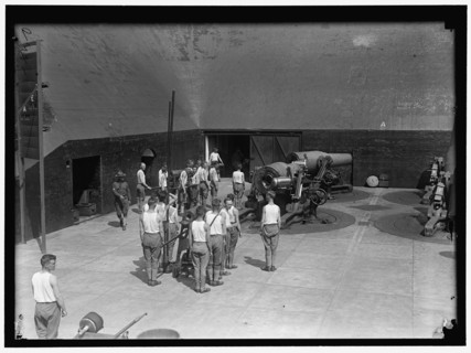 Fort interior, between 1913 and 1917. Creator: Harris & Ewing.