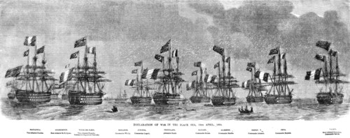 'Declaration of War in the Black Sea', 1854. Creator: Unknown.