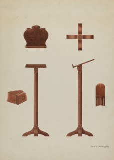 Lectern (Reading Stand), c. 1936.