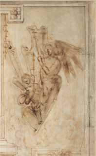 Two Angels Carrying Torches, c. 1501.