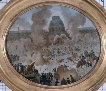 Capture of Tuileries, August 10, 1792, c1792.