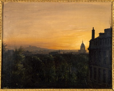 View of Paris, taken from Montparnasse, 1829.