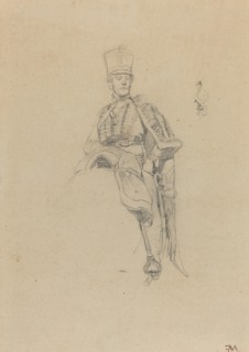 A French Hussar, c. 1865.