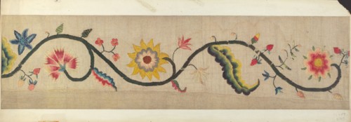 Crewel Embroidery (Border), c. 1938.