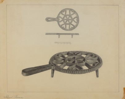 Pa. German Flat-iron Stand, 1935/1942.
