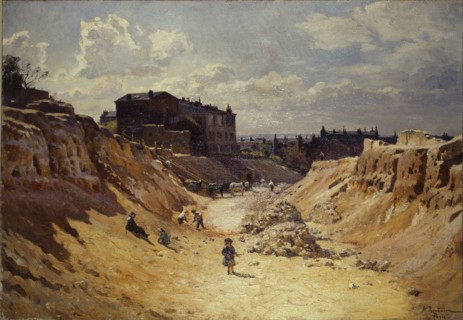 Opening of avenue Junot, in Montmartre, c1910.