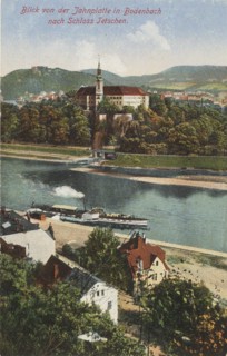 Border between Bodenbach and Tetschen, 1915. Private Collection.