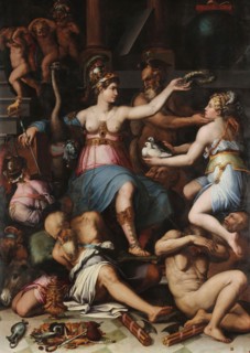 Allegory of Justice, 1543. Creator: Vasari, Giorgio (1511-1574).