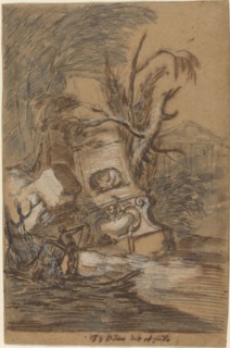 Capriccio with Antique Ruins, 1730s.