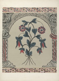 Fragment of Wall Decoration, c. 1940.