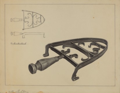 Pa. German Flat-iron Stand, 1935/1942.