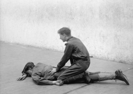 Boy Scouts Training Demonstration, 1912.