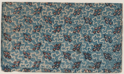 Sheet with overall abstract pattern, 19th century.