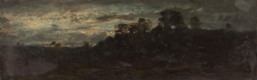 Barbizon, le soir.