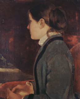 Noemi Renan in profile, c1879.