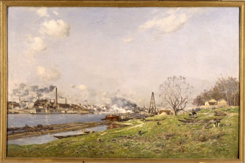 The Seine in Conflans-Charenton, 1892.