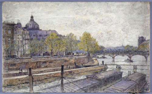Quai Conti and the Pont des Arts, 1905.