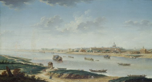Salpetriere, view from La Rapee, c1752.