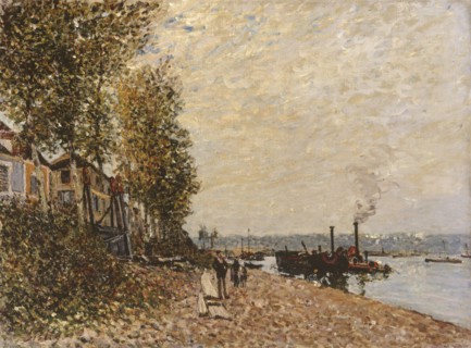Tugboat, the Loing at Saint-Mammes, c1883.