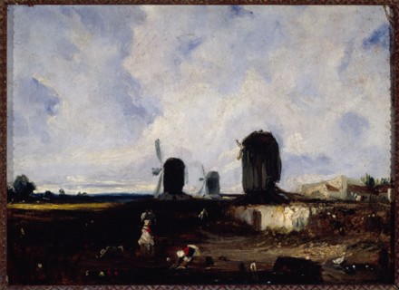 Moulins près de la Glacière, vers 1820, c1820.