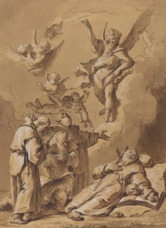 Death of a Holy Friar, 18th century.