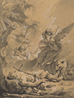 Death of Saint Jerome, 18th century.