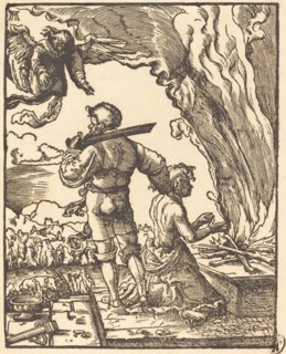 Abraham's Sacrifice, in or after 1520.
