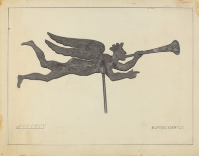 Weather Vane - Angel Gabriel, c. 1939.