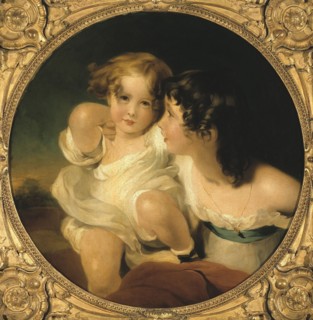 Portrait of Emily and Laura-Anne Calmady.