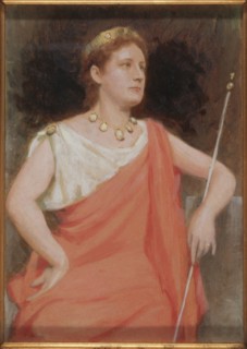 The Tragedy, study after Miss Dudlay, c1884.