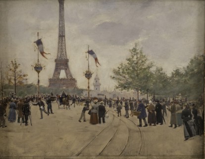 Entrance to the Universal Exhibition of 1889.