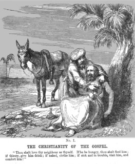 'The Christianity of the Gospel', 1854. Creator: George Cruikshank.