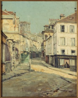 Rue Norvins in Montmartre, c1899.