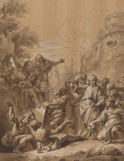 The Raising of Lazarus, 18th century.