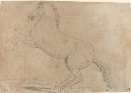 An Antique Sculpture of a Horse, 1780.
