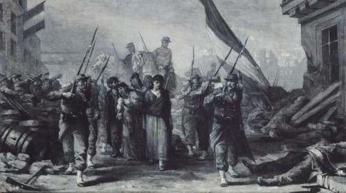 Fire at the Hotel de Ville in 1871, 1871.
